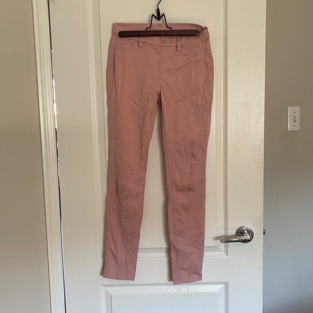 Uniqlo pink jeggins